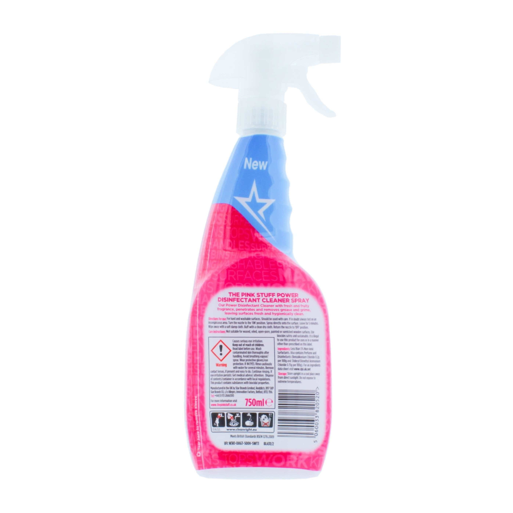 Spray THE POWER Désinfectant The Pink Stuff 750ml