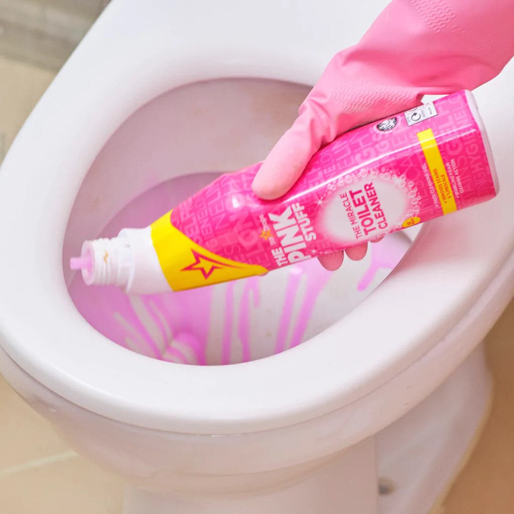 Har London Fashion Star Drops The Pink Stuff - Kit de nettoyage miracle - 2  pâtes de nettoyage et brosse électrique avec 4 têtes de nettoyage :  : Cuisine et maison